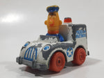 1981 Playskool The Muppets Sesame Street Bert Pigeon Patrol Police Officer White Die Cast Toy Car Vehicle Made in Hong Kong