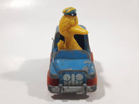 1982 Playskool The Muppets Sesame Street Big Bird Mail Truck Blue Die Cast Toy Car Vehicle Made in Hong Kong