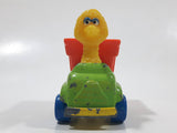 1982 Playskool The Muppets Sesame Street Big Bird Builders Dump Truck Green and Orange Die Cast Toy Car Vehicle