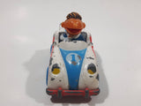 1981 1983 Playskool The Muppets Sesame Street Ernie Race Car White Die Cast Toy Car Vehicle