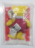 2004 Ty Teanie Beanie Baby 'Birdie The Bear Toy' Yellow Stuffed Animal Teddy Bear McDonald's Happy Meal #3 - New in Package