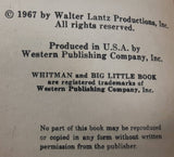 Vintage 1967 Whitman A Big Little Book Walter Lantz Woody Woodpecker and The Meteor Menace Paper Cover Book 5753-1