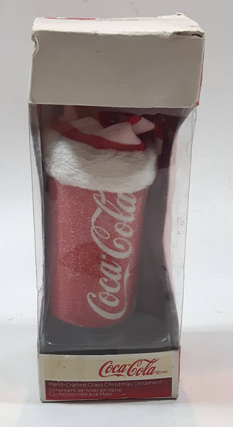 2008 Kurt S. Adler Coca Cola Coke Hand Crafted Glass Christmas Ornament New in Box