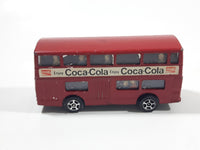 Vintage Corgi Juniors Enjoy Coca Cola Daimler Fleetline Double Decker Bus Red Die Cast Toy Car Vehicle