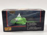 Maisto No. 21080 Motorized Snowmobile Power GT-2 Green 4 1/2" Long Pull Back Action  Plastic Die Cast Toy Vehicle New in Box
