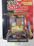2002 Edition ERTL Racing Champions Chase The Race NASCAR #36 Ken Schrader m&ms Pontiac Grand Prix Black Die Cast Toy Race Car Vehicle with Collector Card and Display Stand - New in Package