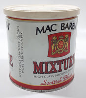 Vintage Mac Baren Mixture Scottish Blend High Class Smoking Tobacco 9 oz Metal Tin Can