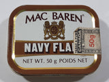 Vintage Mac Baren Navy Flake Small Tin Metal Pipe Tobacco Container