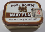 Vintage Mac Baren Navy Flake Small Tin Metal Pipe Tobacco Container