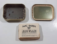 Vintage Mac Baren Navy Flake Small Tin Metal Pipe Tobacco Container