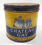 Vintage Chateau Gay A Cool, Mellow Pipe Tobacco 8 oz Metal Tin Can