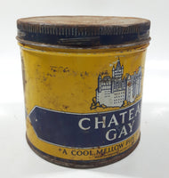 Vintage Chateau Gay A Cool, Mellow Pipe Tobacco 8 oz Metal Tin Can