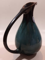 Vintage Blue Mountain Pottery 7" Tall Drip Glaze Pitcher Vase Made in Canada - Repaired