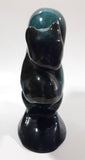 Vintage Blue Mountain Pottery 5 1/4" Tall Drip Glaze Squirrel Animal Figurine Ornament