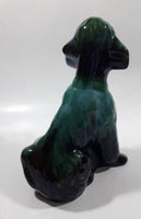 Vintage Blue Mountain Pottery 7 1/4" Tall Poodle Dog Animal Figurine Ornament