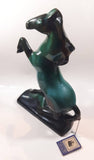 Vintage Blue Mountain Pottery Large 14" Tall Rearing Horse Animal Figurine Ornament