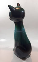 Vintage Blue Mountain Pottery Large 13 3/4" Tall Sitting Cat Animal Figurine Ornament