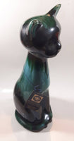 Vintage Blue Mountain Pottery Large 13 3/4" Tall Sitting Cat Animal Figurine Ornament