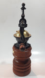 Vintage Style Barz Wood and Copper Finish Metal Coffee Pepper Grinder Mill