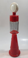 Vintage Avon Red Gas Pump "Remember When" Deep Woods After Shave Cologne Bottle Decanter 9 1/2" Tall