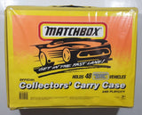 1994 Matchbox Get In The Fast Lane! Yellow Official Collector's Carry Case and Play City Holds 48 Die Cast Metal Toy Car Vehicle