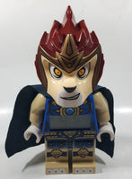 2013 Lego Kids Legend of Chima Laval Lion with Cape Character 10 1/2" Tall Plastic Digital Alarm Clock