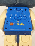 2013 Lego Kids Legend of Chima Laval Lion with Cape Character 10 1/2" Tall Plastic Digital Alarm Clock