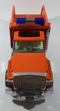 Nylint Highway Department Dump Truck Orange Pressed Steel 17" Long Die Cast Toy Car Vehicle