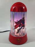 2003 Rabbit Tanaka DC Comics Super-Man Red 9 3/4" Tall Rotating Turning Motion Lamp Light