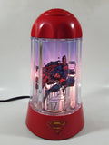 2003 Rabbit Tanaka DC Comics Super-Man Red 9 3/4" Tall Rotating Turning Motion Lamp Light