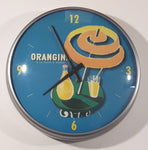 Rare 2003 Villemot Orangina Orange Carbonated Beverage 12 1/2" Diameter Round Wall Clock