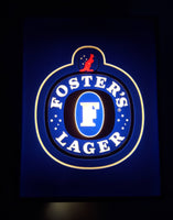 Foster's Lager Beer 13" x 17" Illuminated Light Up Wall Sign