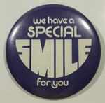 Vintage Dentist Office We Have A Special Smile For You Dark Purple 2 1/2" Diameter Round Button Pin