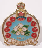 Royal Canadian Legion Branch 21 Langley, B.C. 1 1/8" x 1 1/4" Enamel Metal Lapel Pin