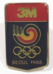 3M Seoul 1988 Summer Olympic Games 5/8" x 1" Lapel Pin