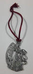 1994 Seagull Angel with Bells Pewter Metal 2" Tall Hanging Ornament