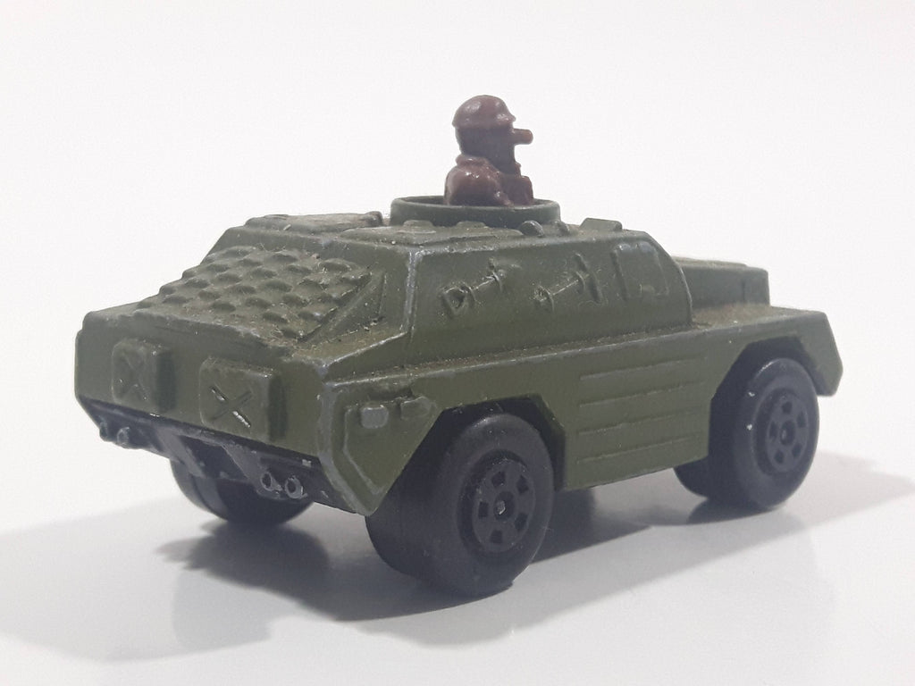 1973 Lesney Products Matchbox Rolamatics No. 28 Stoat Army Green Die C ...