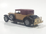 Vintage 1969 Lesney Matchbox Models of YesterYear No. Y-15 1930 Packard Victoria Gold Burgundy Red Die Cast Toy Antique Car Vehicle