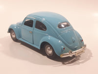 Sunnyside Superior No. 7707 1955 Volkswagen Beetle Bug Light Blue 1/24 Scale Die Cast Toy Car Vehicle with Opening Doors
