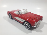 Sunnyside Superior No. 7708 1957 Corvette Red 1/24 Scale Die Cast Toy Car Vehicle with Opening Doors and Hood
