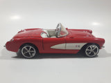 Sunnyside Superior No. 7708 1957 Corvette Red 1/24 Scale Die Cast Toy Car Vehicle with Opening Doors and Hood