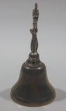 Vintage Cruise Ship Boat Figural Silver Look Metal 3" Tall Bell