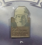 Collectible Thomas Gradin (Vancouver Canucks NHL) Ring of Honor Hockey Pin