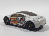 2006 Hot Wheels Sci-Fi Hiway Mitsubishi Eclipse Concept White Die Cast Toy Car Vehicle