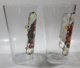 2018 Silver Buffalo National Lampoon's Christmas Vacation "Merry Clarkmas" and "Not the Brightest Bulb" 5 3/4" Tall Glass Cup Set of 2