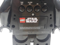 2010 Lego LucasFilm Star Wars Darth Vader Character 9" Tall Plastic Digital Alarm Clock