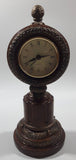 Wood Look Bronze Finish Acorn Swag 9" Tall Heavy Resin Quartz Clock