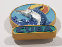 Cuba Jumping Marlin 1 7/8" x 2 3/8" Resin Fridge Magnet