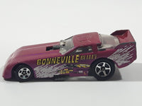 1997 Hot Wheels Probe Funny Car Bonneville Bullet Pink Die Cast Toy Car Vehicle with Lift Up Body