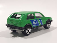 Majorette No. 235 VW Golf GTI Green 1/56 Scale Die Cast Toy Car Vehicle with Opening Rear Hatch
